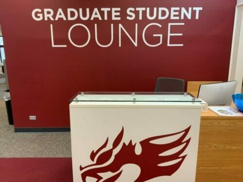 Graduate Student Lounge Main Desk