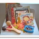 Books and toys.